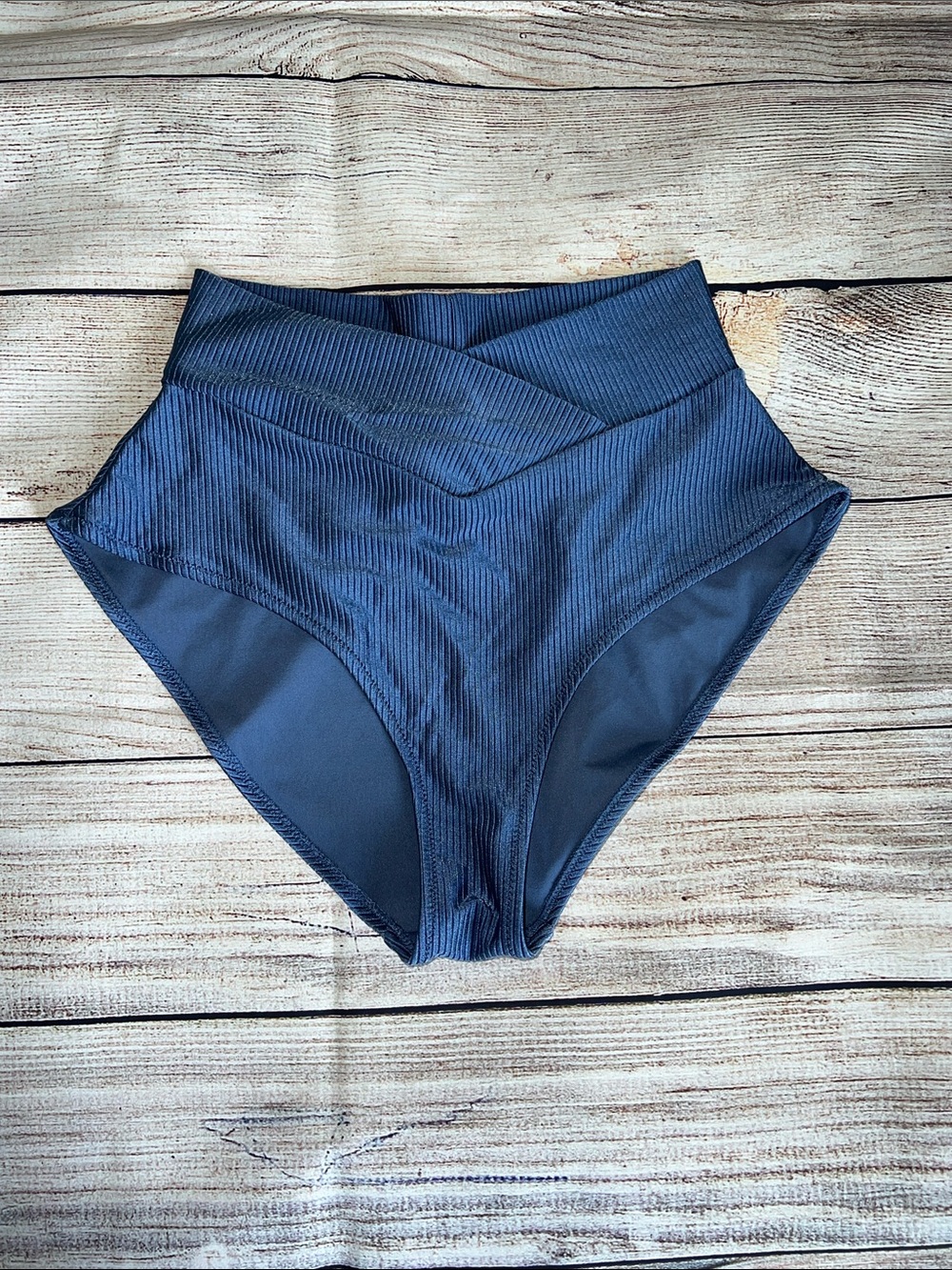 aerie Ribbed High Waisted Bikini Bottom